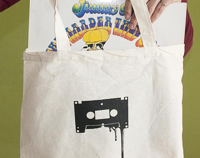 Cassette Tote Bag, Long Handles