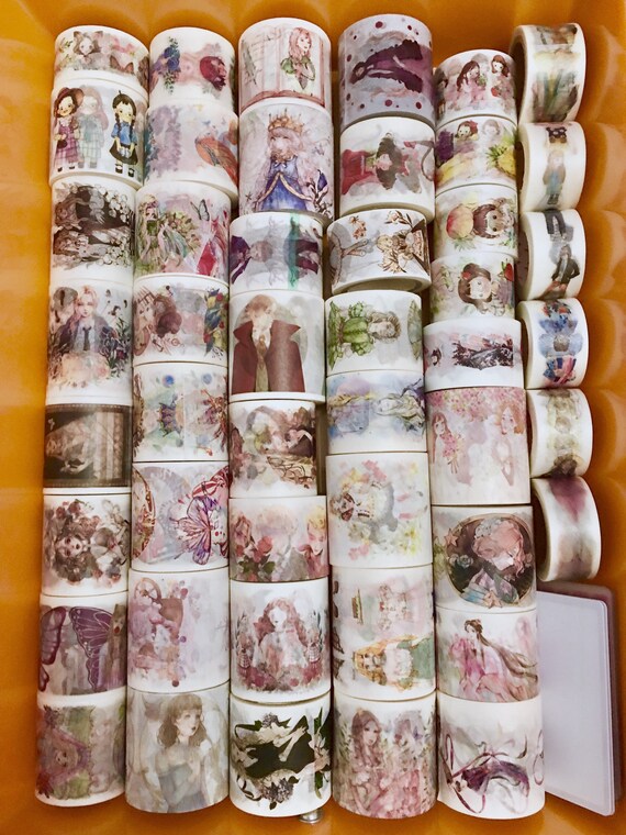 7 Rolls of Lace Tape DIY Lace Sticker Washi Lace Tape Photo Album Tape  (Mixed Style)