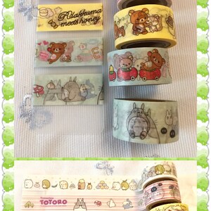 20'' Washi Tape Samples Set-Scrapbooking Embellishment-Diy sticker-Planner Decoration-Japanesse Cultural-Cartoons image 7