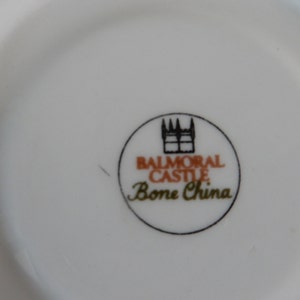 Cup and saucer, Balmoral Castle Bone China image 4