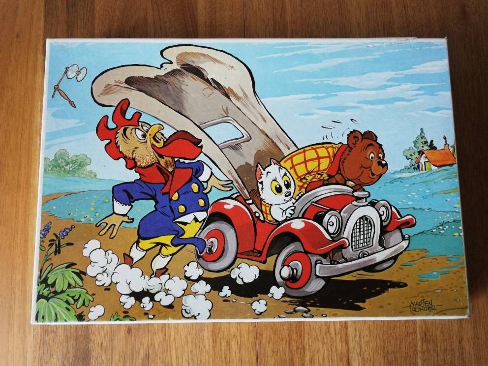Olivier B. Bommel Puzzle Marten Toonder 70 Pieces | Etsy