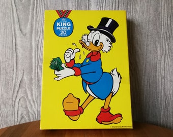 Dagobert Duck puzzle, Walt Disney, 20 pieces