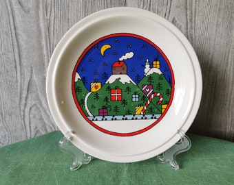 Christmas breakfast plate, Houze 1985