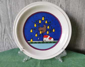 Christmas breakfast plate, Houze 1985