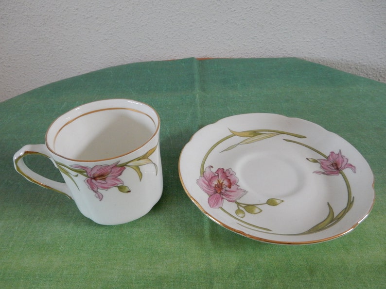 Cup and saucer, Balmoral Castle Bone China image 2