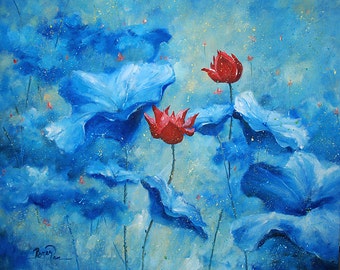 acrylic paintings etsy uk