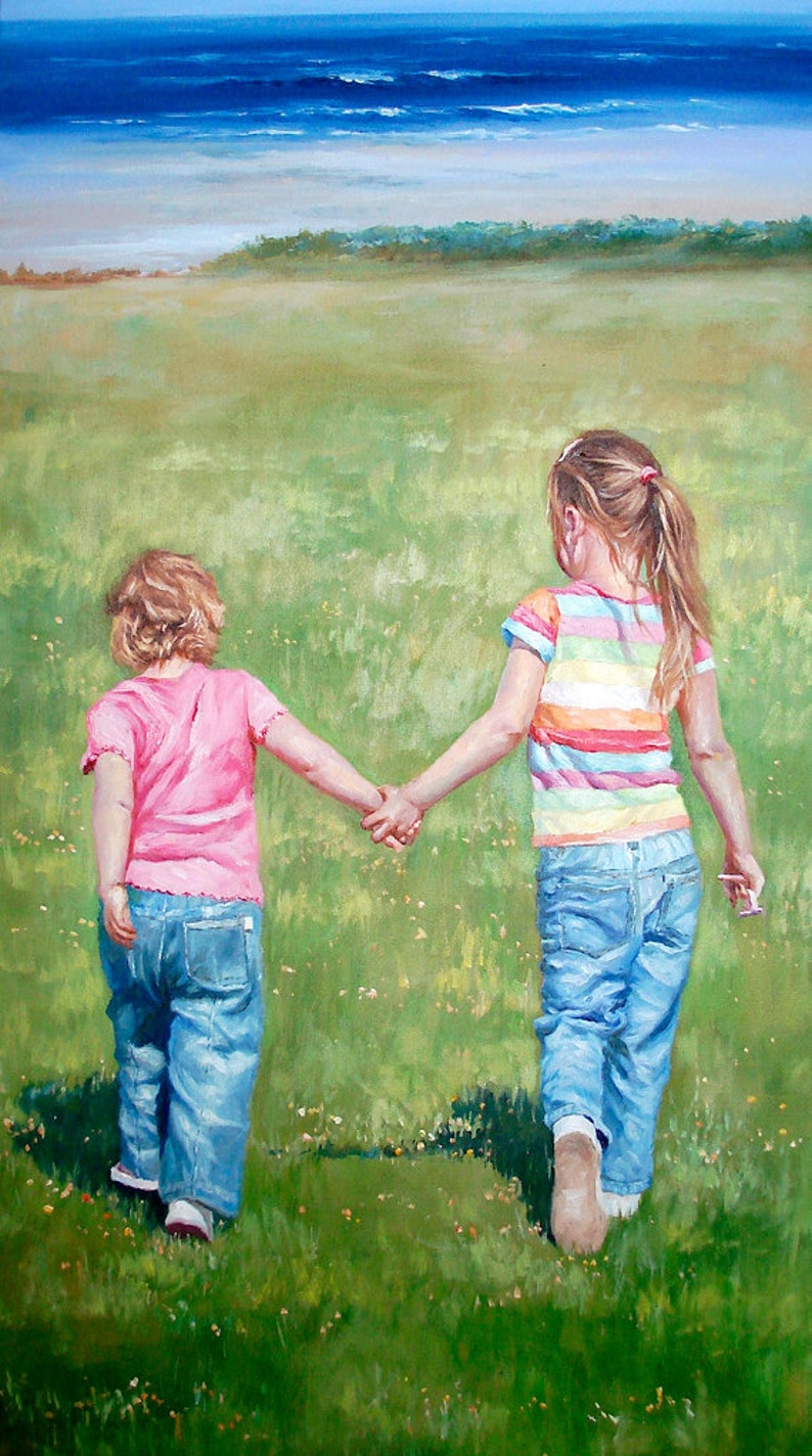 Art Commissions, Custom Oil Painting on Canvas From Photograph by Roger