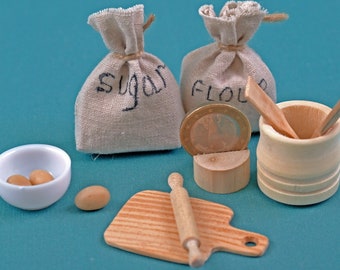 Set di piatti in miniatura, set di stoviglie da cucina per casa delle Set di piatti in miniatura, set di stoviglie da cucina per casa delle