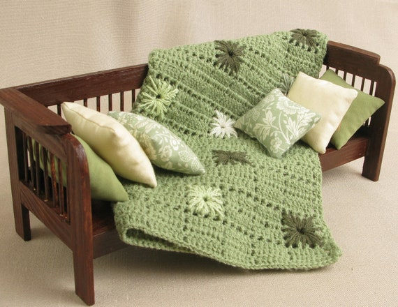 Pillows blanket set dollhouse miniature 1//6 Size 1:6 play-scale for Barbie Blythe 12 inch dolls coverlet miniature dolls accessories