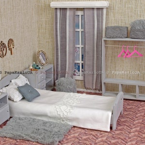 cama casa de muñecas