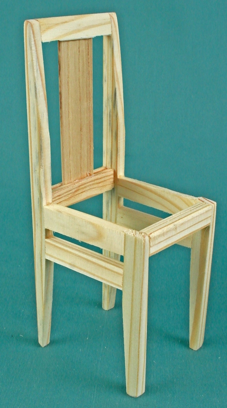 CHAIRS wooden dolls house Furniture 16 scale Barbie Sindy Etsy