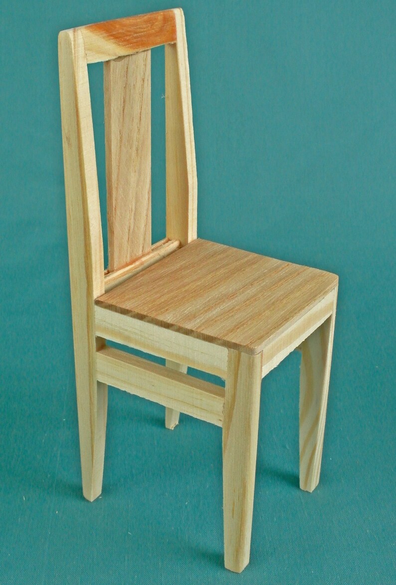 CHAIRS wooden dolls house Furniture 16 scale Barbie Sindy Etsy