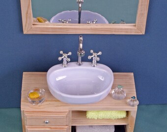 Toilettes Miniature Blanche Pour Maison De Poupée - Salle De Bain Réaliste, Décoration Détaillée