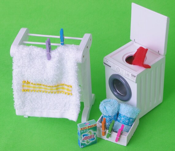 Diy barbie washing machine new arrivals