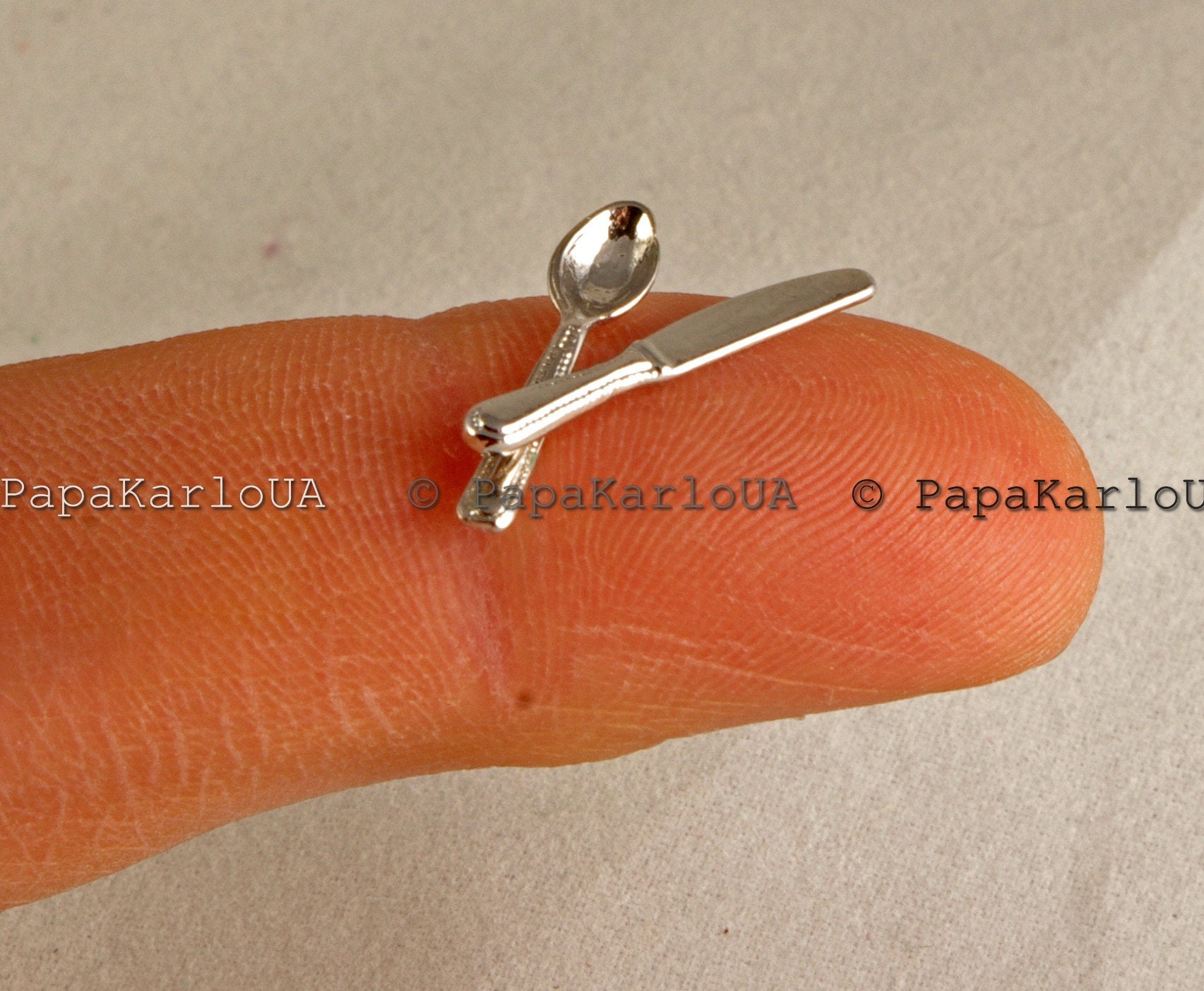 Dollhouse Miniatures Decor Accessories CUTLERY Set & Organizer Etsy