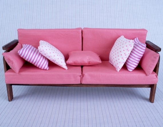 SofÁ Cama Casa De Muñecas Muebles Madera 12 Pulgadas SofÁ Cama Casa De Muñecas Muebles
