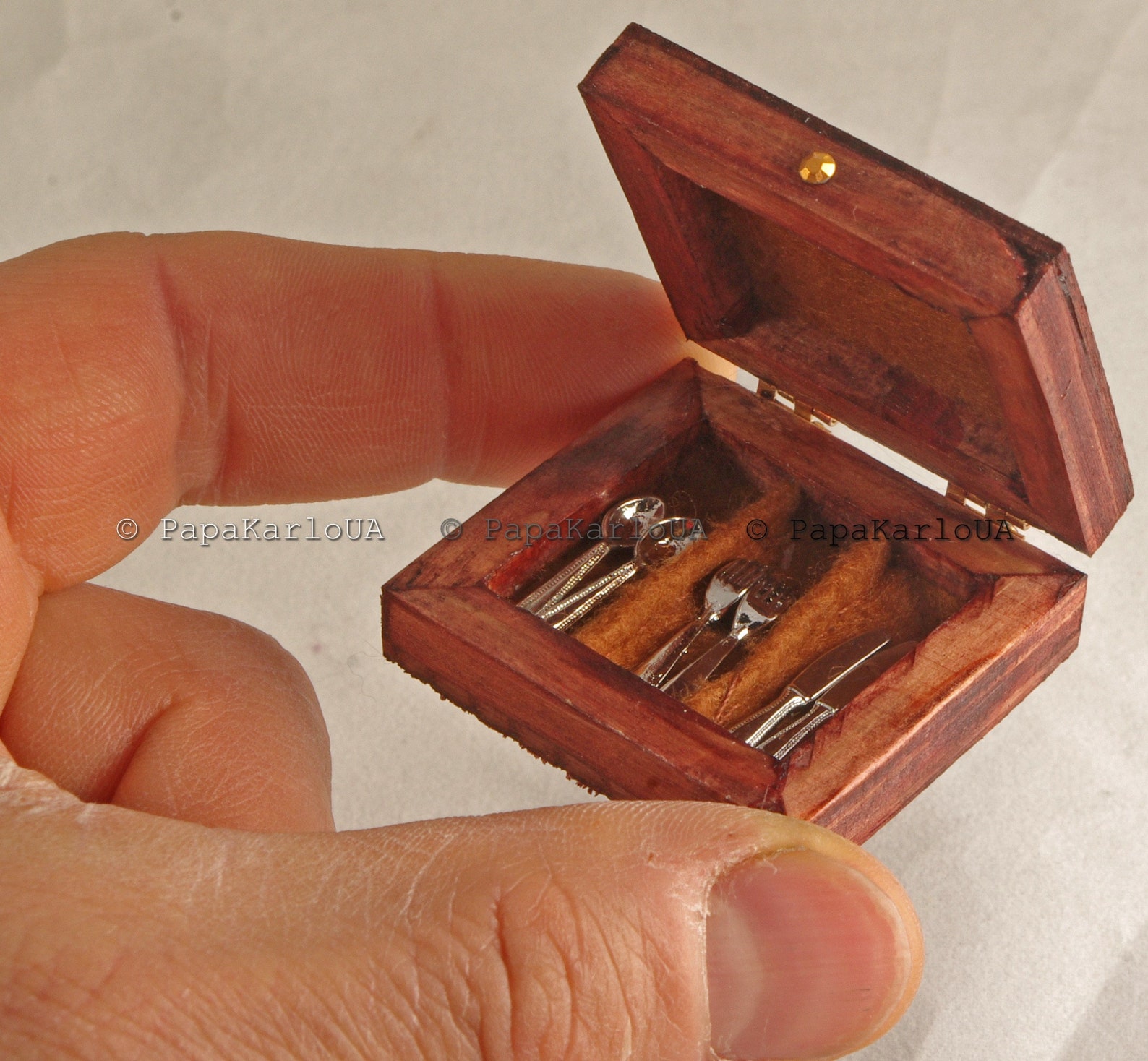 Dollhouse Miniatures Decor Accessories CUTLERY Set & Organizer Etsy