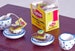 Tea set packaging LIPTON Dollhouse Miniatures tea bag decor accessories dolls toys food Doll Kitchen Dining Room 1:6 scale accessories food 