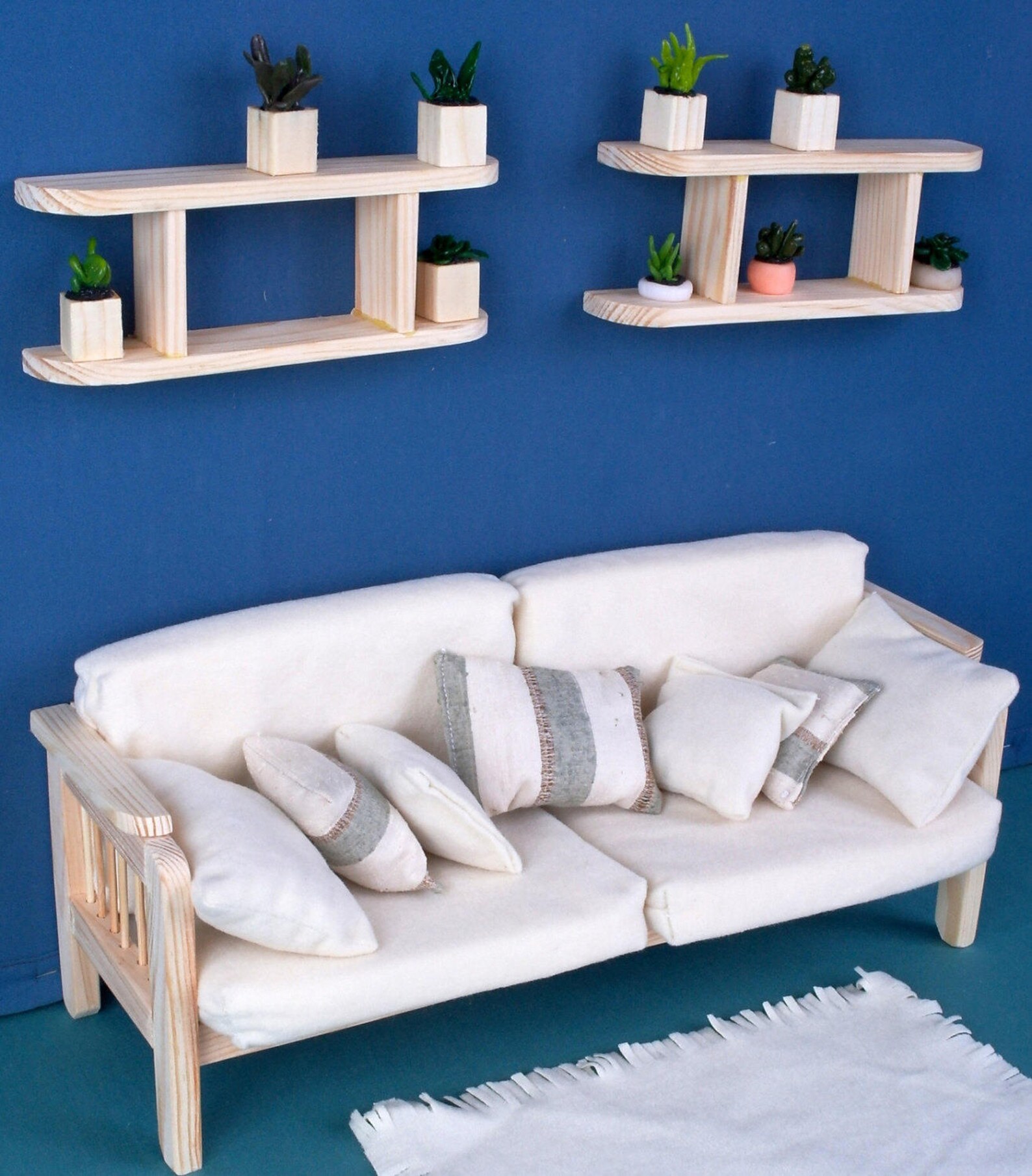 Universal Wall SHELF Dollhouse Wooden Furniture 16 Scale Etsy