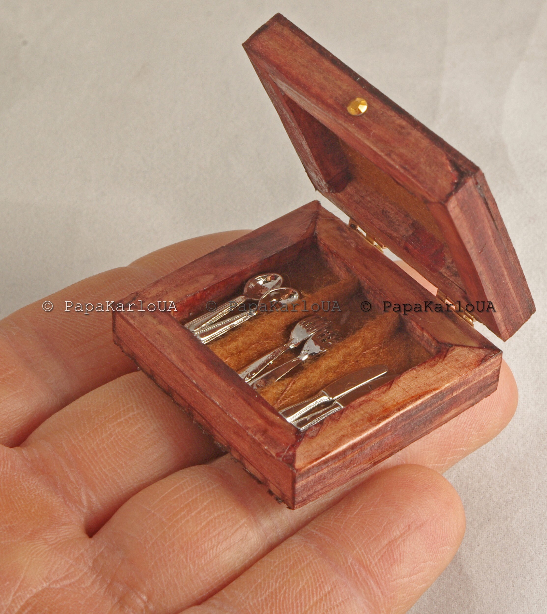 Dollhouse Miniatures Decor Accessories CUTLERY Set & Organizer Etsy