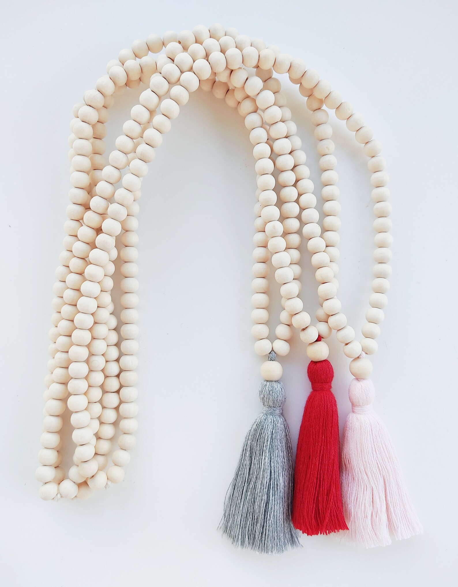 Mala Necklace 108 1 Wooden Beads Mala Necklace Meditation Necklace