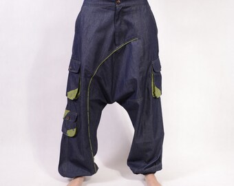 New Hippy Ali Baba Trousers 18 20 22 24 Ethnic Surf Cotton Yoga Fair Trade 