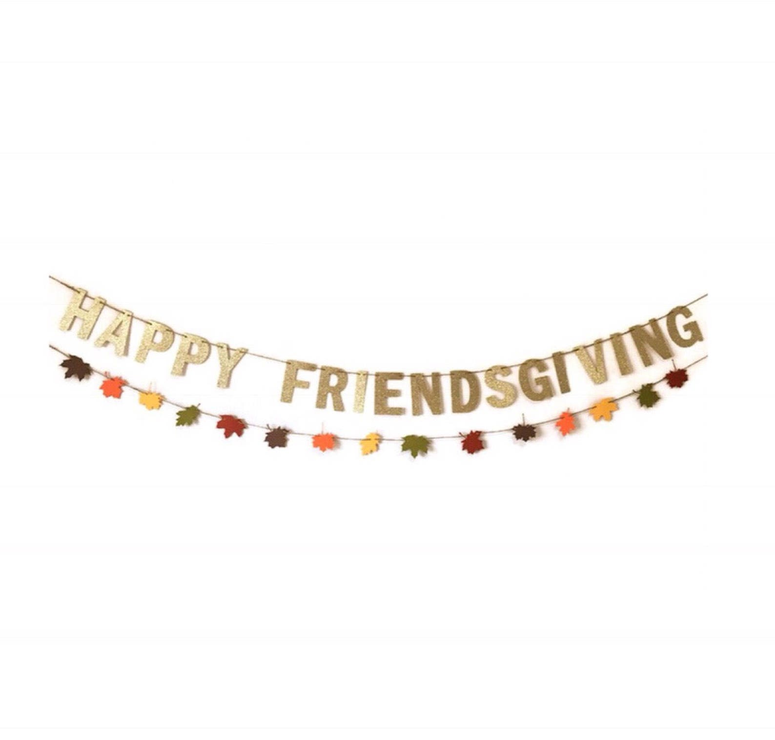 Happy Friendsgiving Banner Friendsgiving Banner - Etsy
