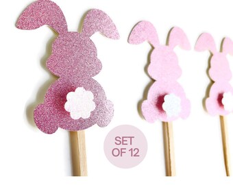 Bunny cupcake toppers , Some bunny cupcake toppers , Some bunny is one birthday , Easter birthday party , Bunny first birthday decorations