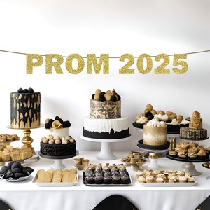 Prom 2025 party decorations, Prom 2025 banner, Highschool senior prom decor, Junior prom decorations, Prom queen, Prom send off pre party