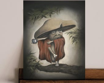 Bonsai Shiitake - 11x14" Loose Print