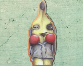 Bruised Banana Sticker