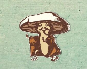 Fu Man Shroom Sticker