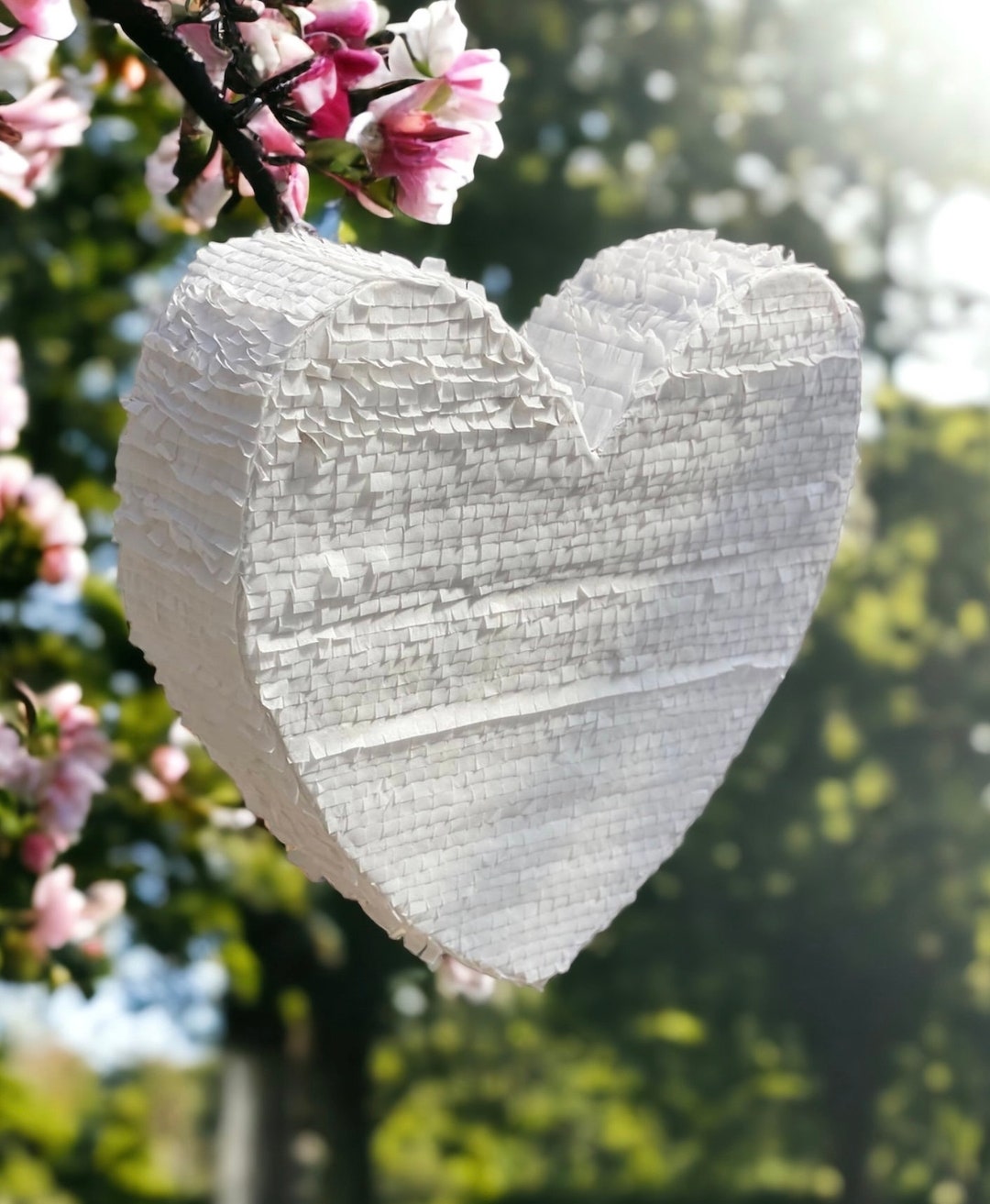 Heart Pinata. Ecofriendly, Made From Recycled Card, Fully Recyclable
