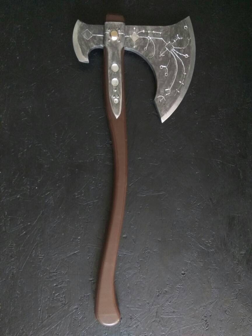 Kratos Axe God of War 4 GOW life size 11 inspirited cosplay Etsy