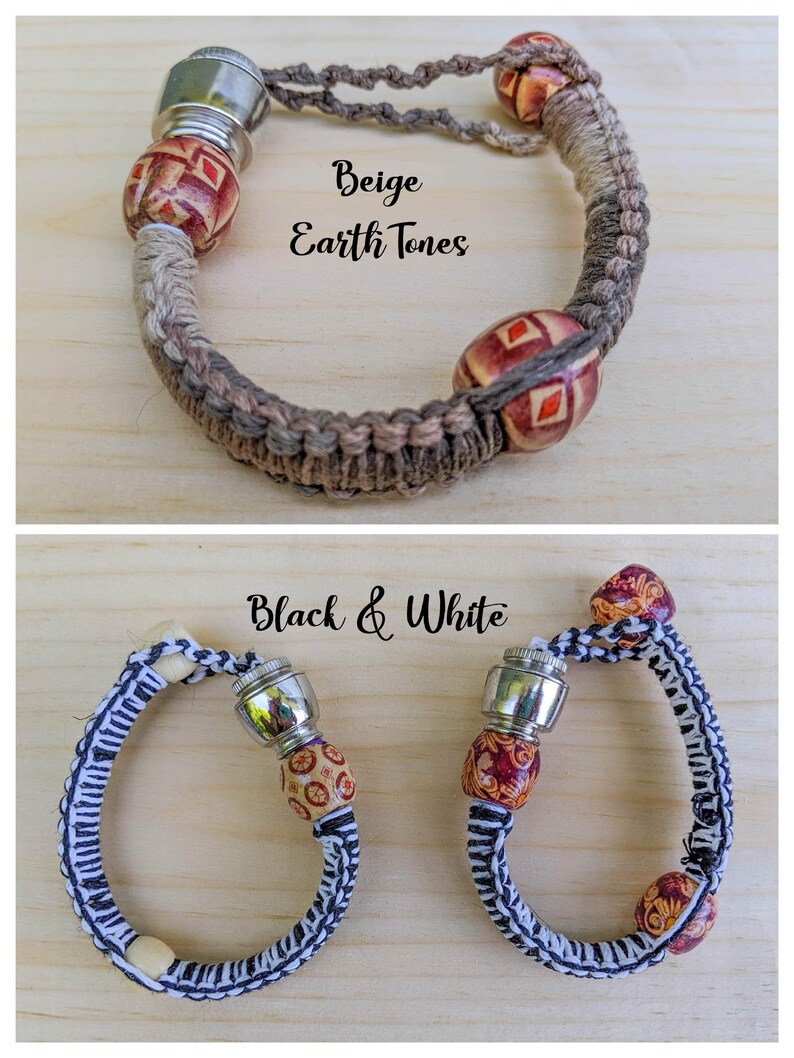 Discreet Smoking Pipe Bracelet Handmade Hemp Festival | Etsy