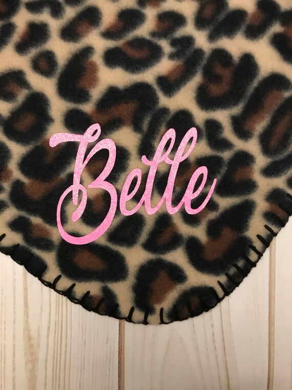 Personalized Fleece Blanket vinyl name Etsy