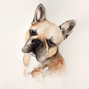 Dog Portrait from Photo. Custom Pet Portrait. Dog Artwork image 3