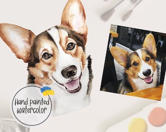 Huisdierportret | Aangepast huisdierportret | Gepersonaliseerde huisdierkunst | Handgeschilderd huisdierportret van foto | Uniek cadeau-idee voor huisdier