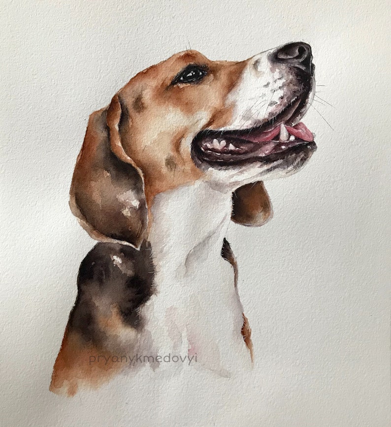 Handgemachte Pet Portrait custom Hund Portrait Aquarell Etsy