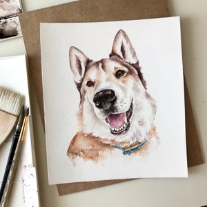 Dog Portrait from Photo. Custom Pet Portrait. Dog Artwork image 9