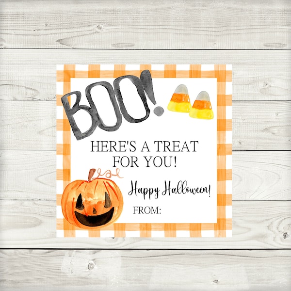 Instant Download Halloween Tags