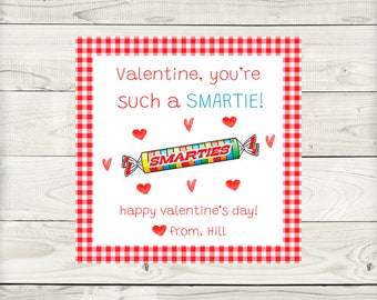 Valentine Tags & Stickers, Smartie