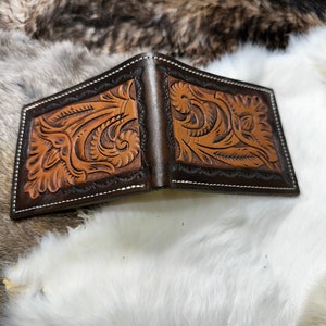 Leather Tooled Wallets