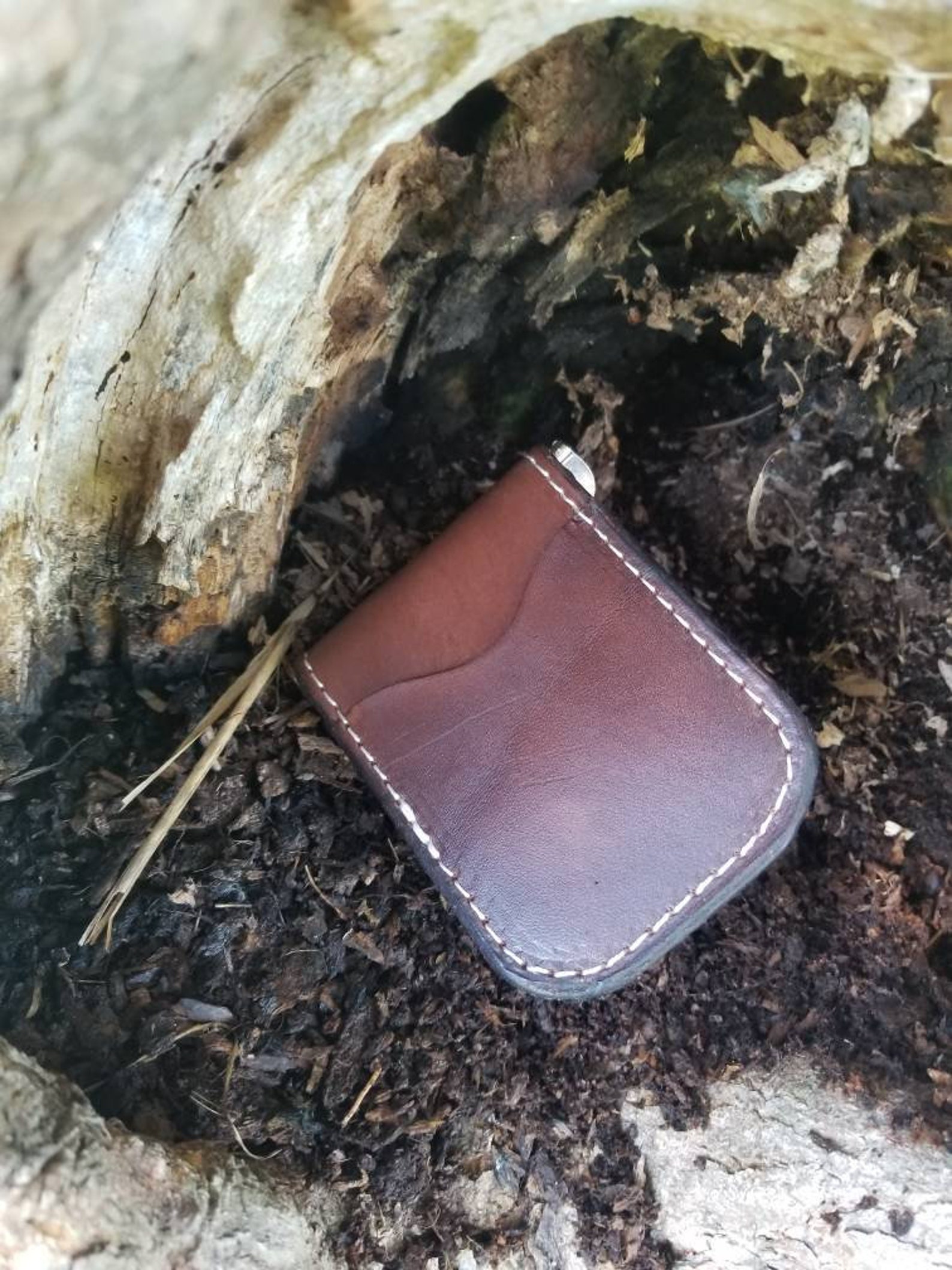 Leather Front Pocket Wallet - Etsy