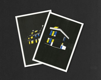 House | Riso print