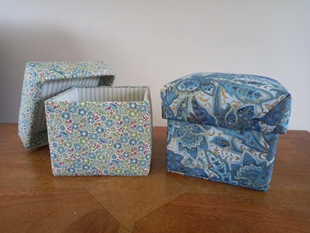 PDF Download Trinket Box Tutorial, Cartonnage Square Trinket Box, Make ...