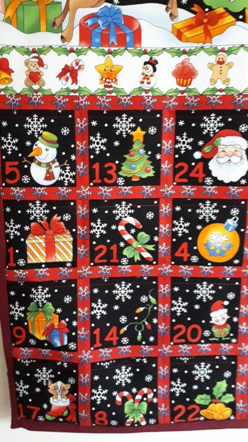 Reusable Fabric Advent Calendar Refillable Family Advent Etsy UK