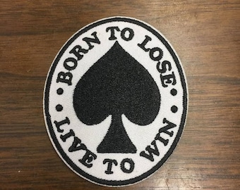 Patch Nato per perdere, vivi per vincere