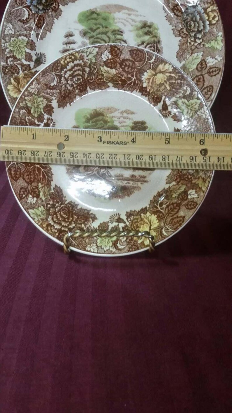 Vintage Nasco China Replacement Dishes. Mountain Wood Land Etsy