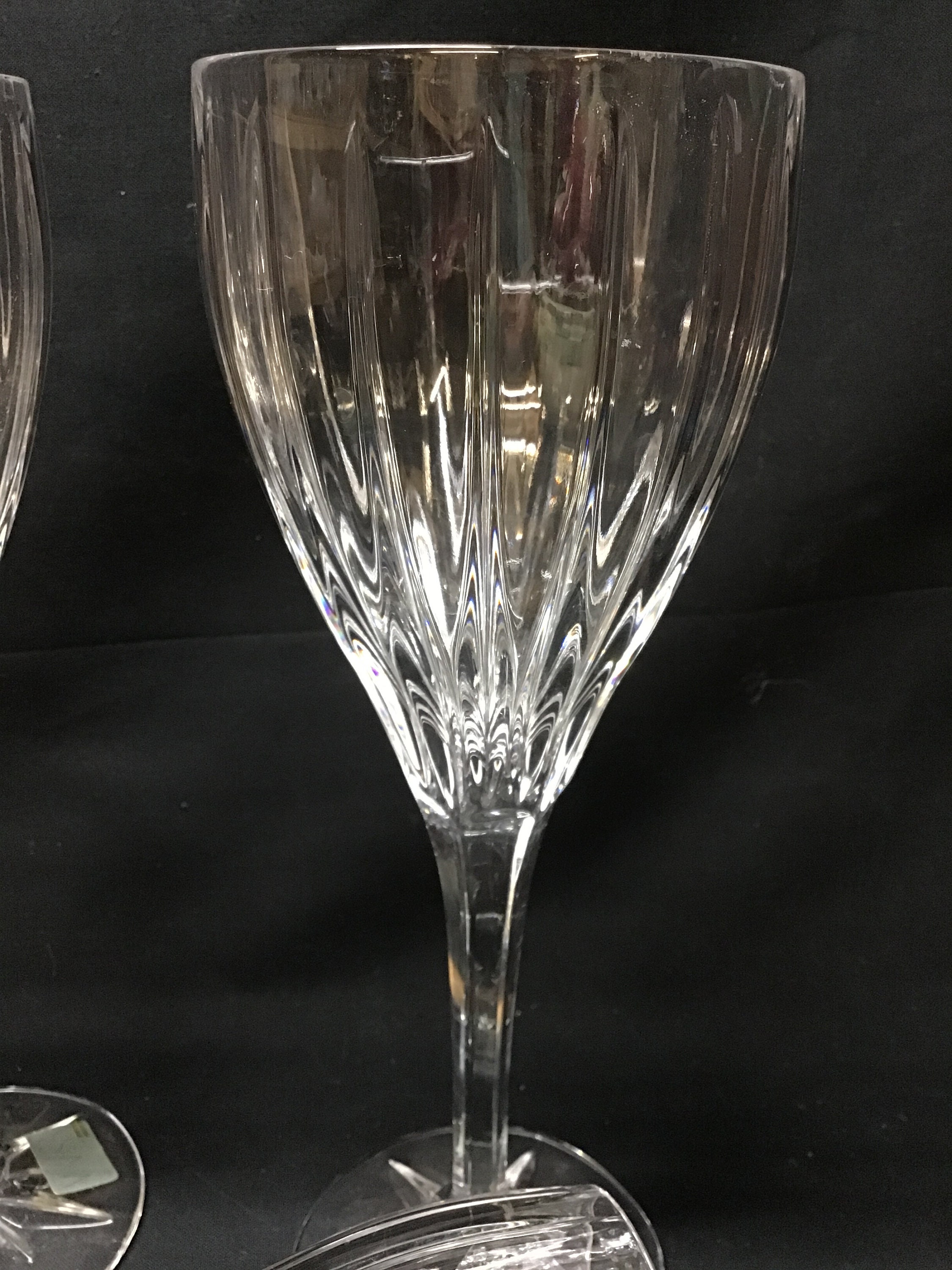 Vintage Mikasa Crystal Long Stem Wine Glasses. Germany. Set of Etsy
